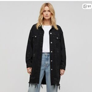 Zara Oversize Jean Coat